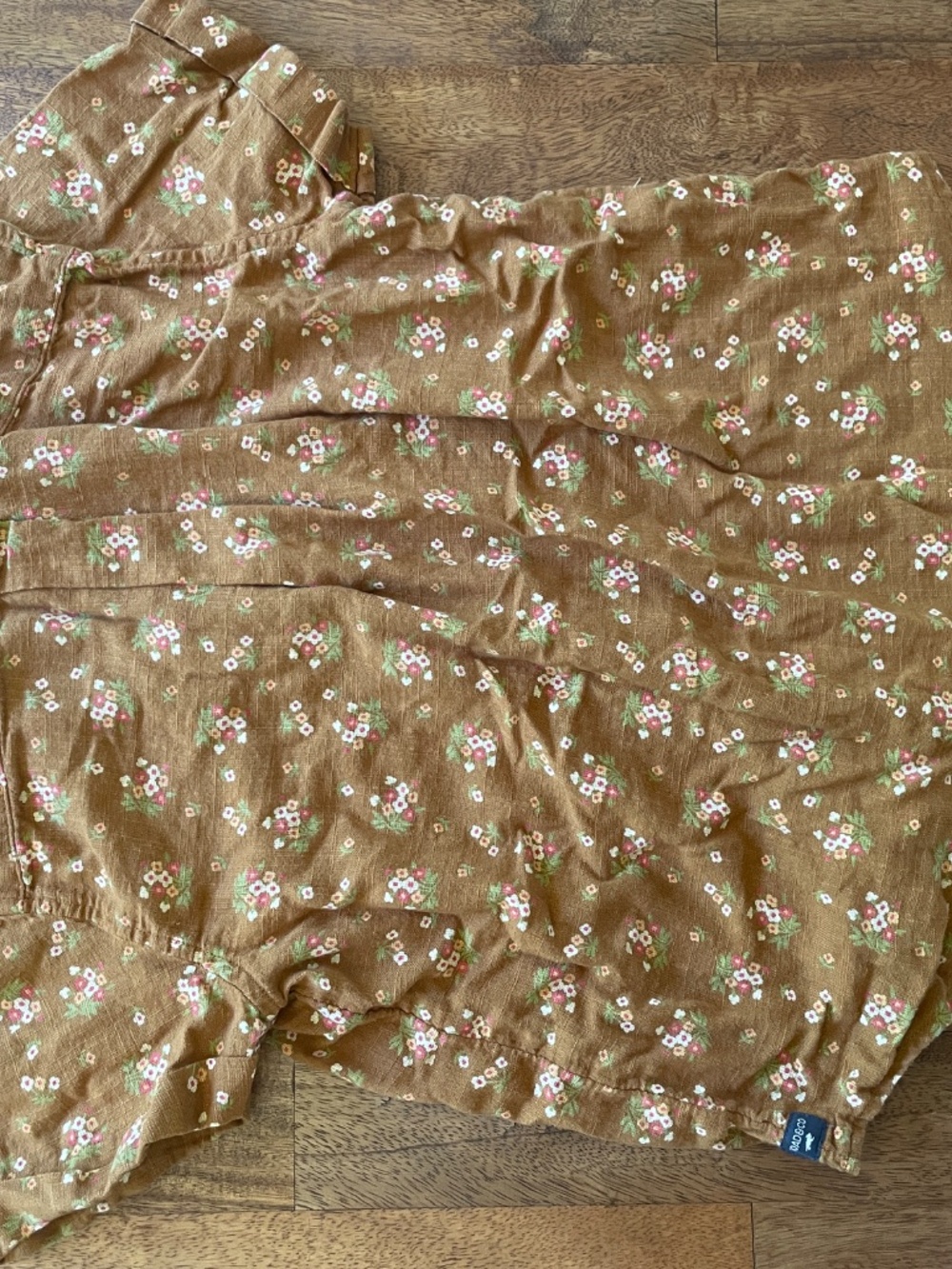 Toad&Co Camp Cove Shirt in Kelp Floral Print - Picture 6 of 7